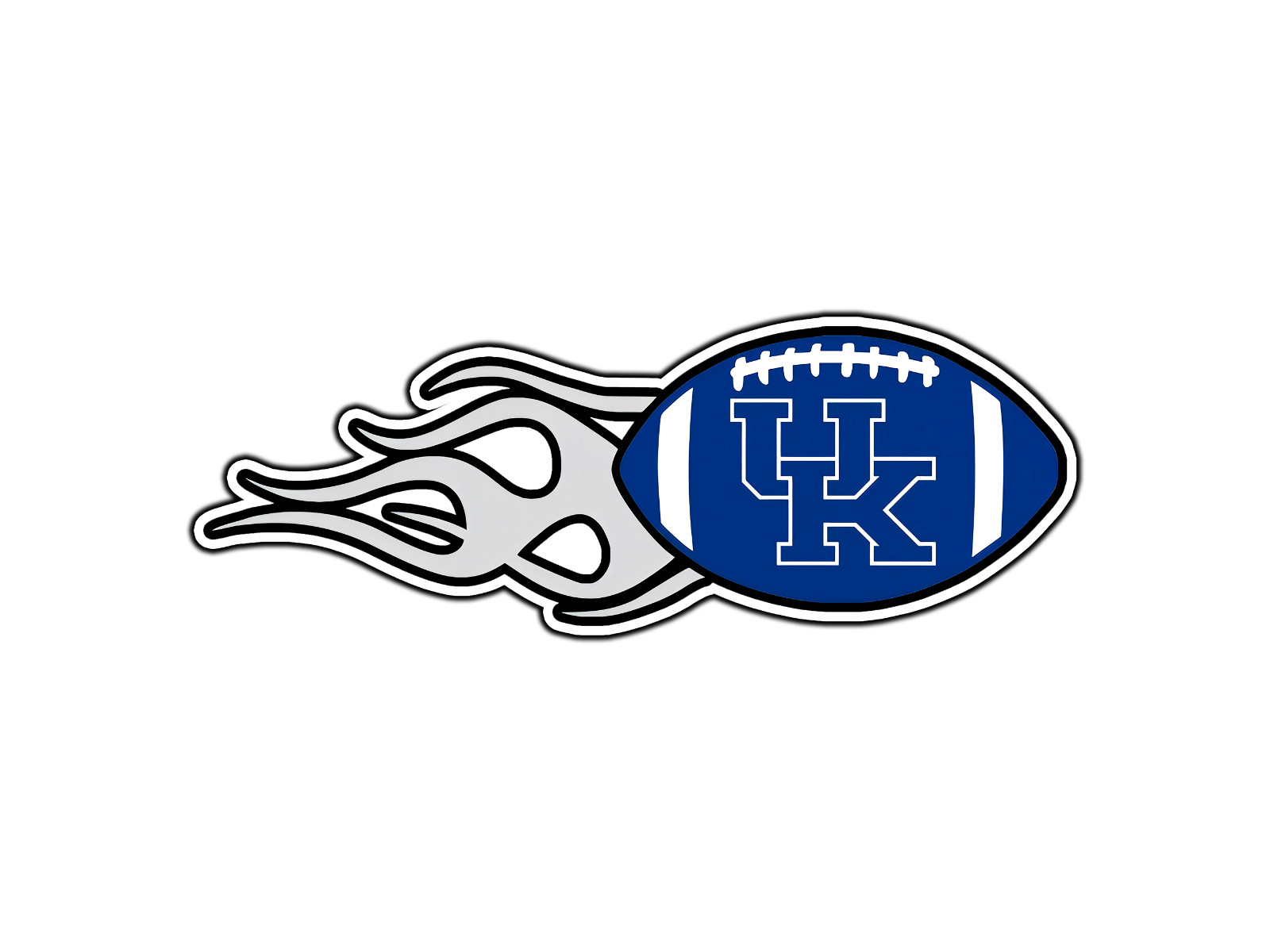 Kentucky Wildcats Football Logo #1 College Sticker Waterproof Vinyl Decal DieCut
