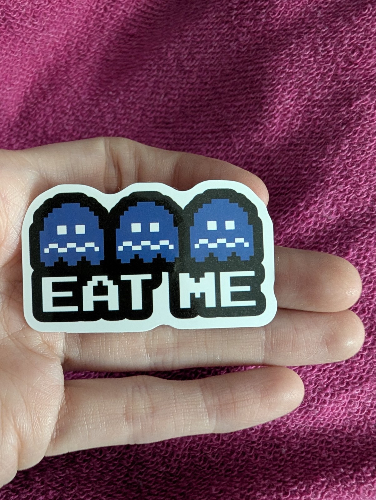 Pac-Man Sticker – Retro Arcade, Video Game, Blinky, Ghost, Pinky, Clyde