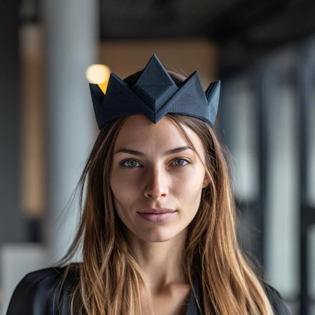 Geometric Crown Headpiece | 3D Printed Fantasy Tiara for Cosplay & Gothic