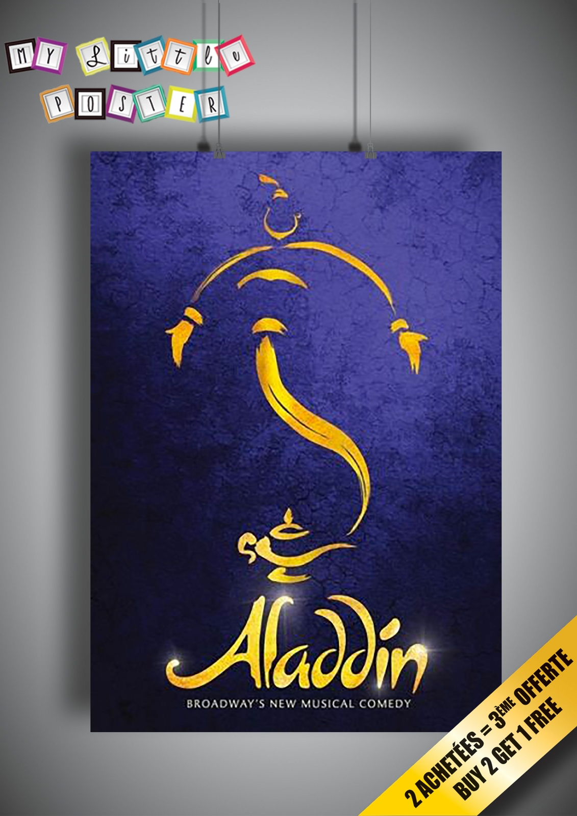 Aladdin Broadway Musical Theatre Posters