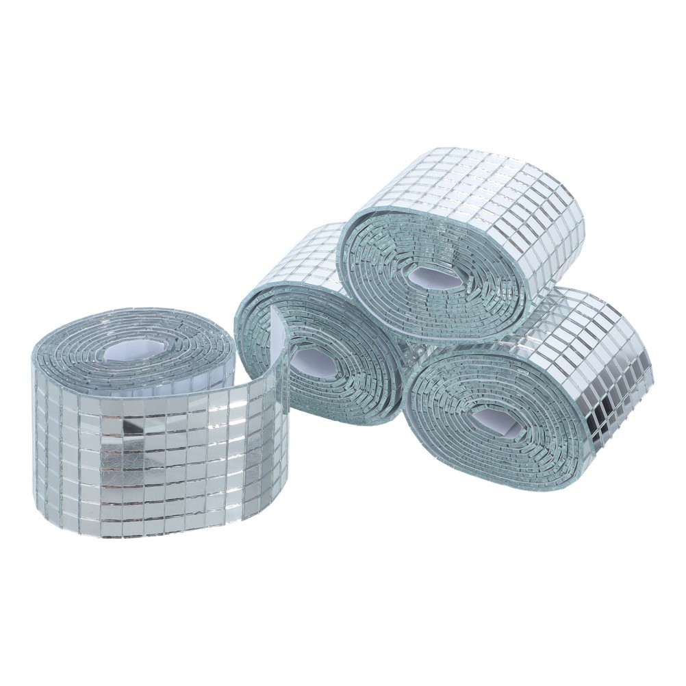 4 Rolls Mosaic Craft Small Pieces Tiles Disco