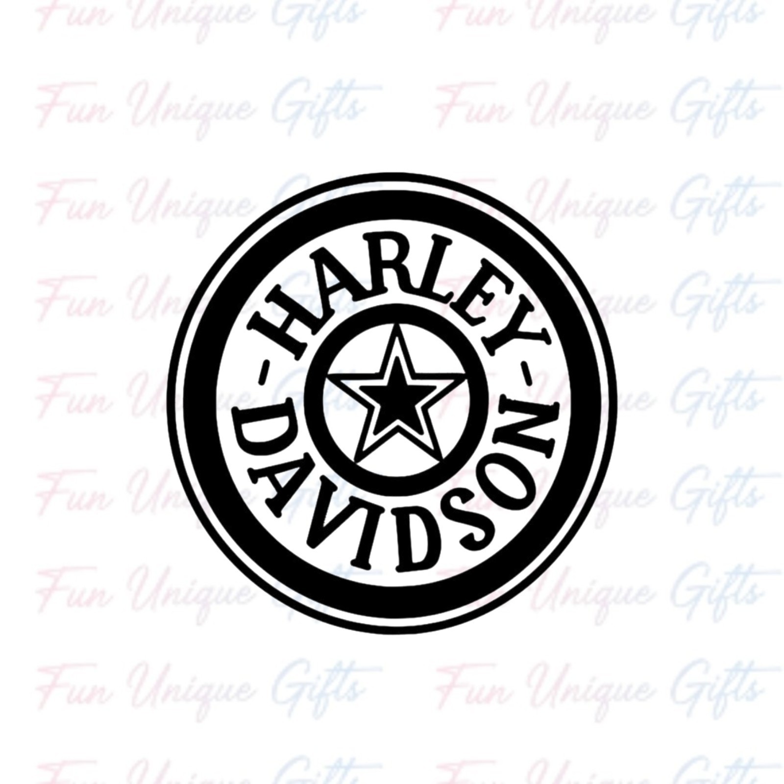 Harley Vinyl Decal Sticker -Multiple Colors & Sizes- SHIPS FREE!