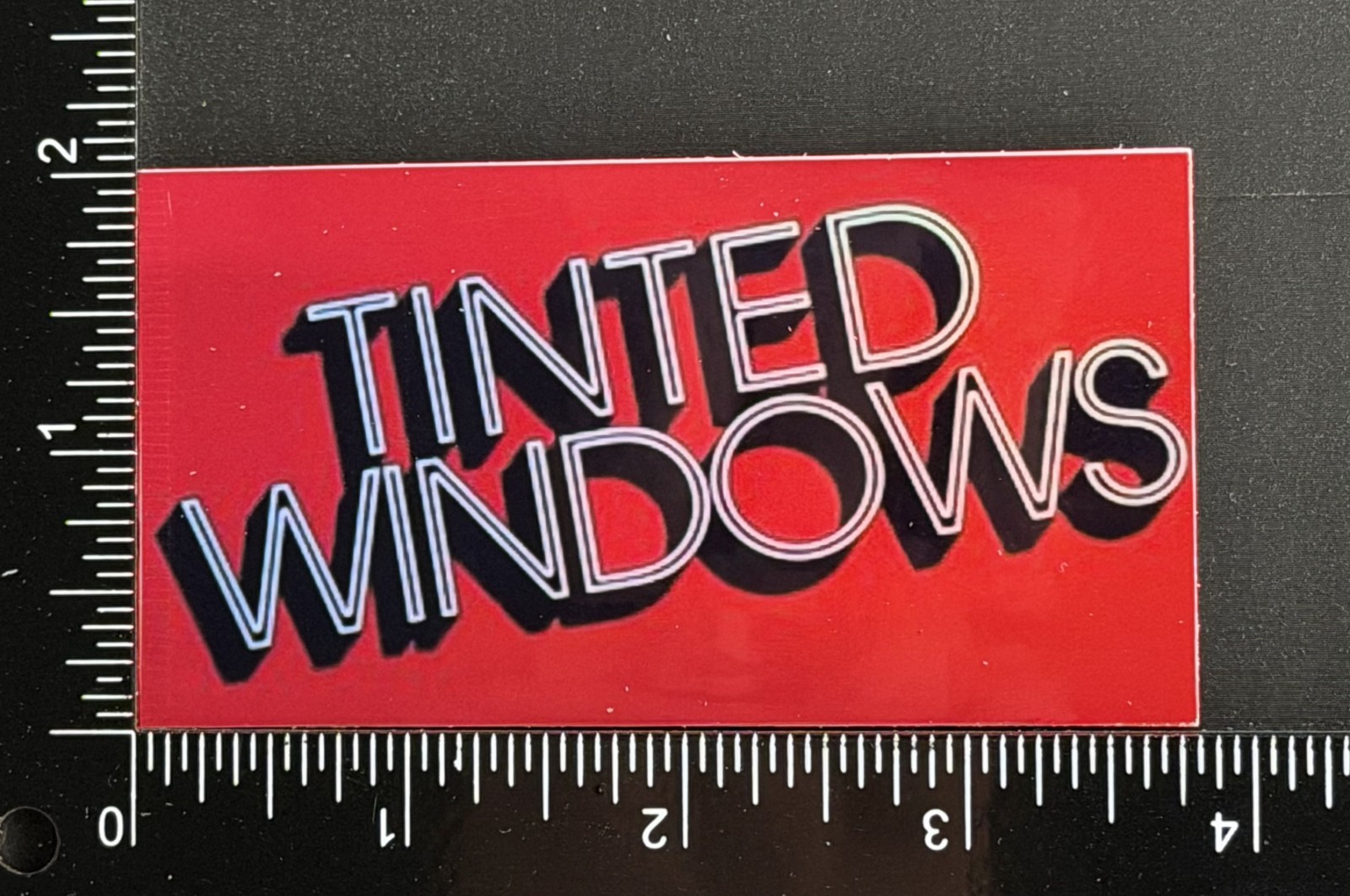 Tinted Windows – Music/Band – Sticker – Holographic