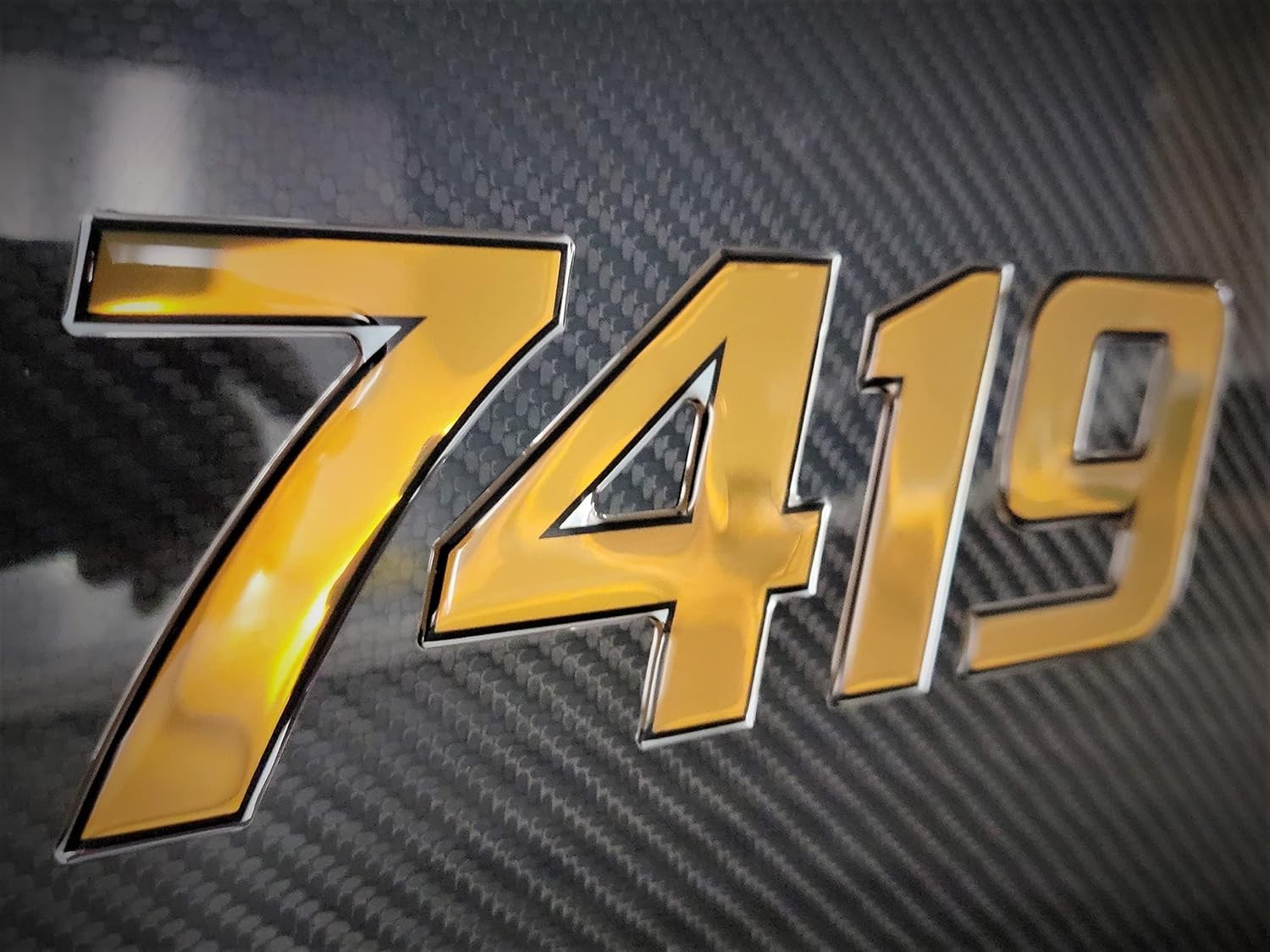 GOLD 3D RAISED BOAT REGISTRATION NUMBERS DOMED MARINE DECALS JET SKI