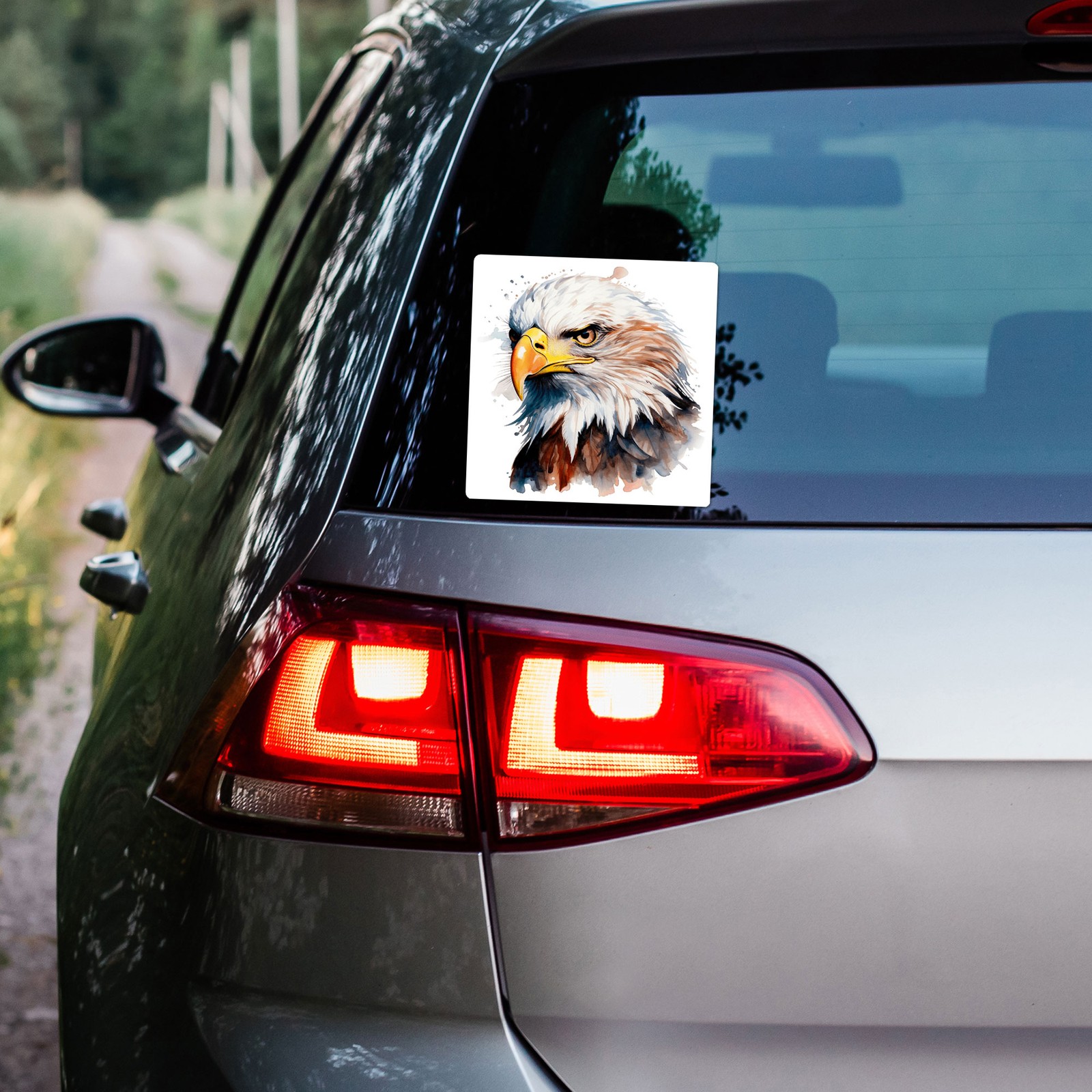 Bald Eagle Head – Vinyl Decal Sticker – Car Window Laptop – ebn9728