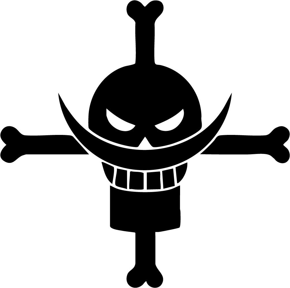 Whitebeard Pirates One Piece Anime Manga Car Decal Laptop Bumper Window Vinyl