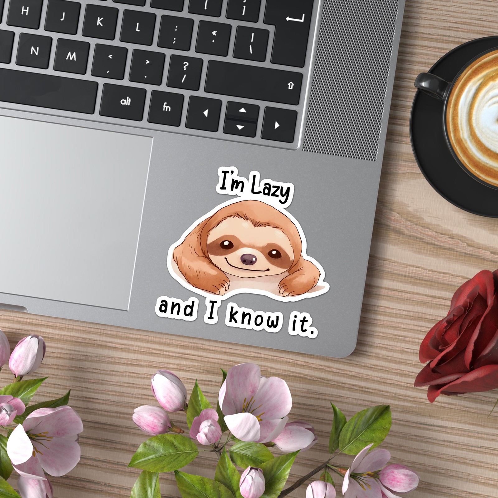 I'm Lazy Sloth – Vinyl Decal Sticker – Car Window Laptop – ebn11523