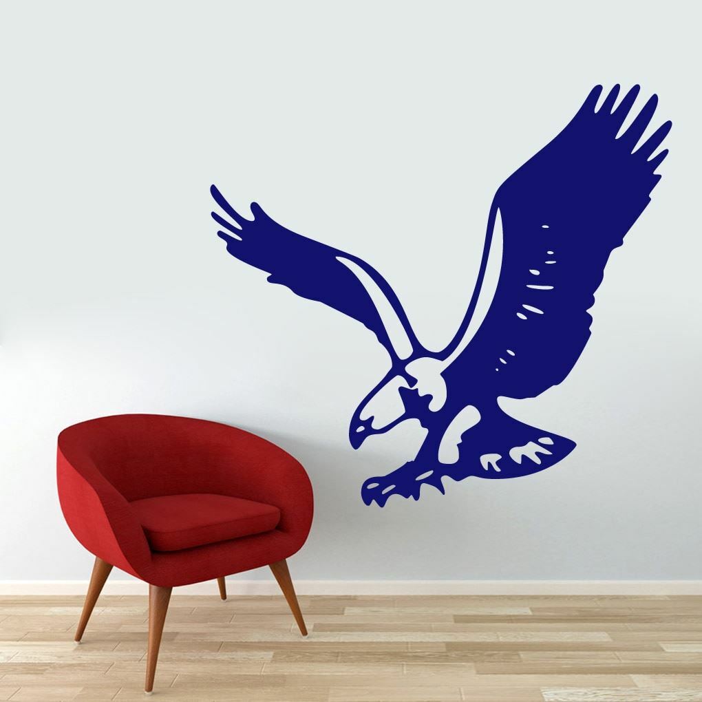 Flying Eagle Wall Decal – Animal, Birds, Patriotic, America, Freedom, Wall Decor