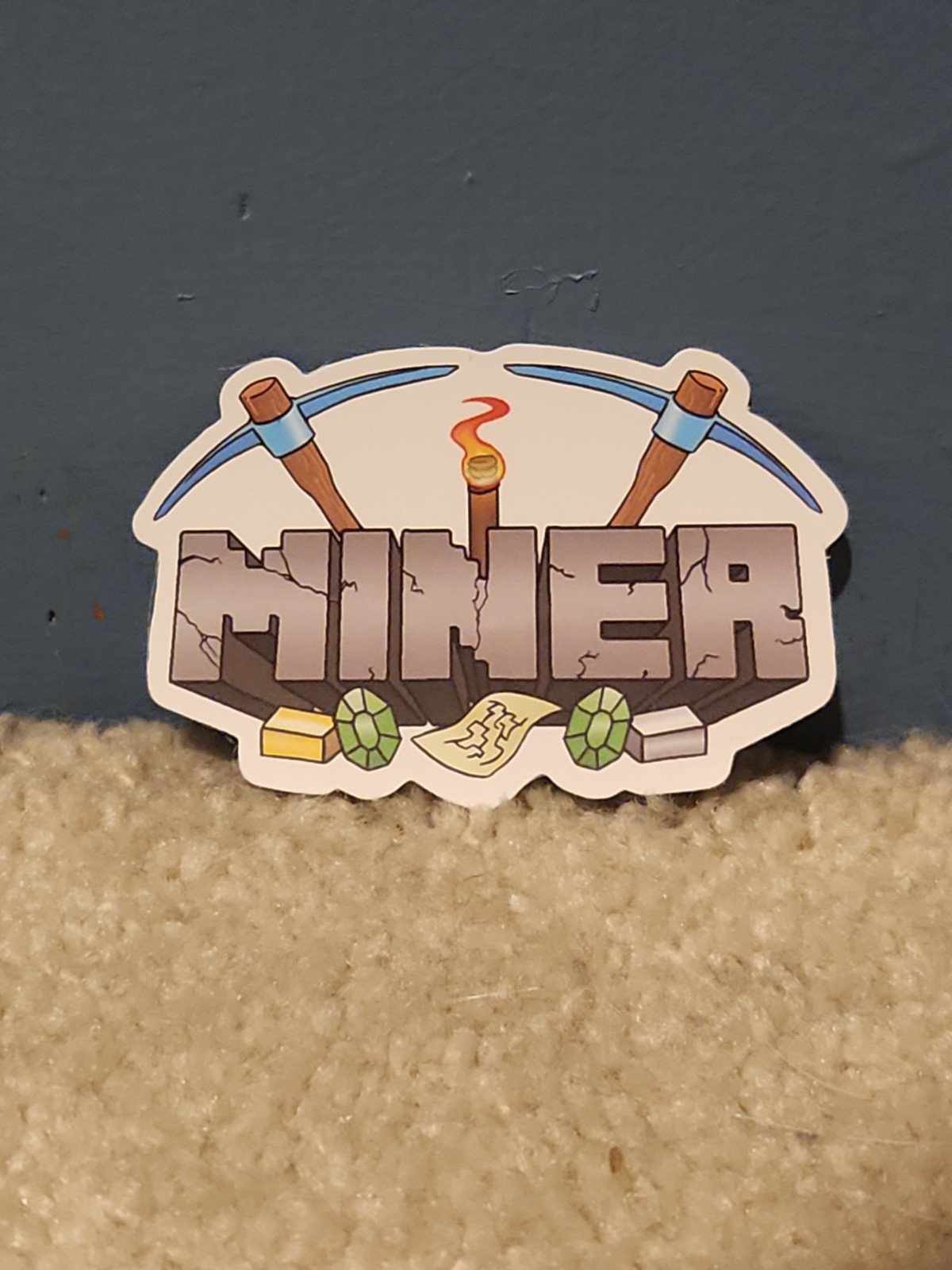 Minecraft Generic "Miner" Sticker