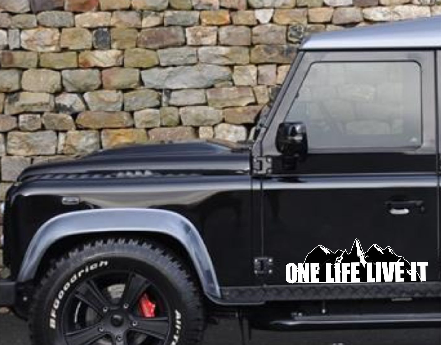 One Life Live It Decals Sticker Off Roading 4×4 90 Off Roader Off Roading ATV