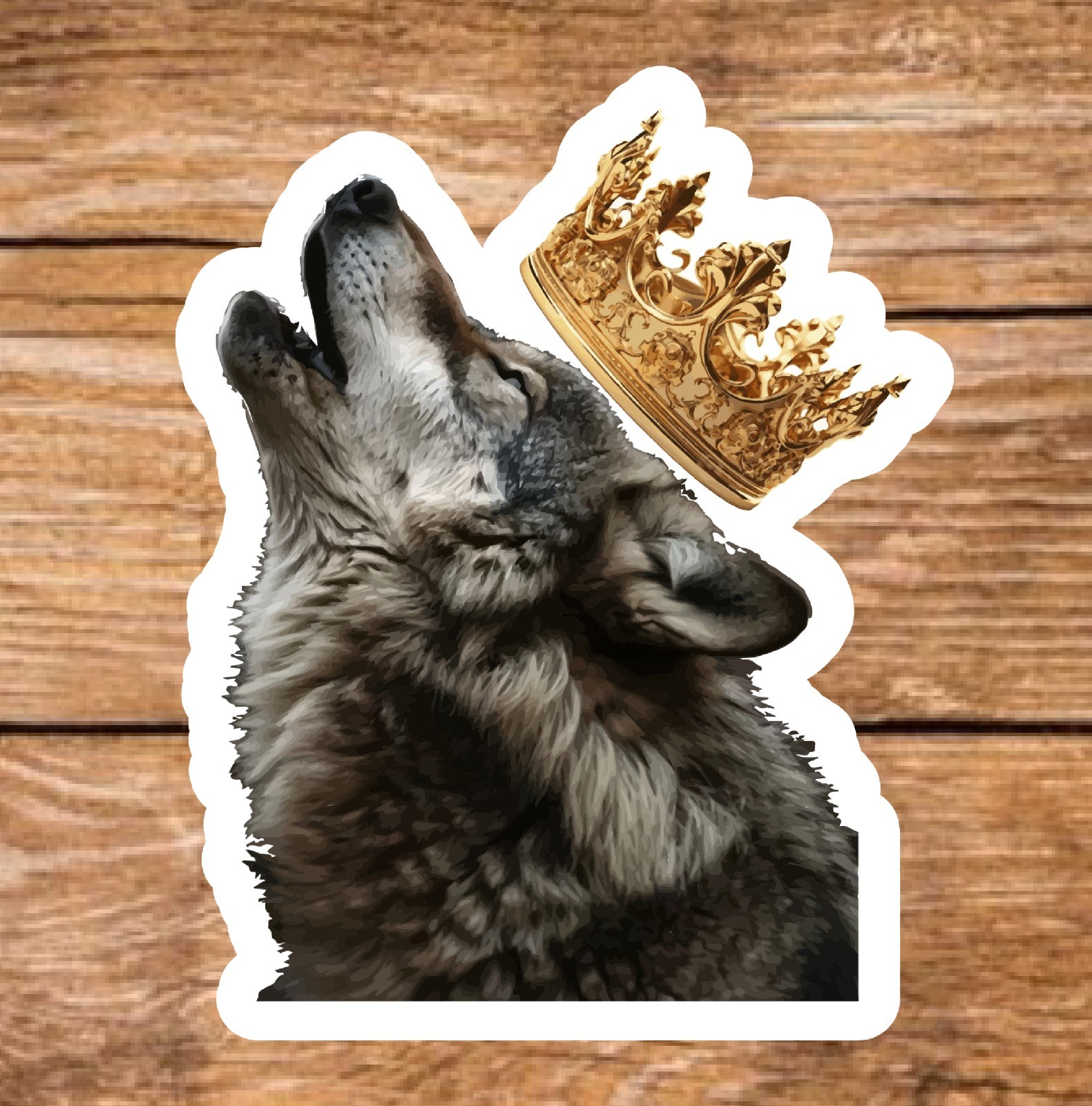 Royalty – 3 Pages (24 Sticker Set) 2in, Waterproof, Glossy Finish Vinyl.