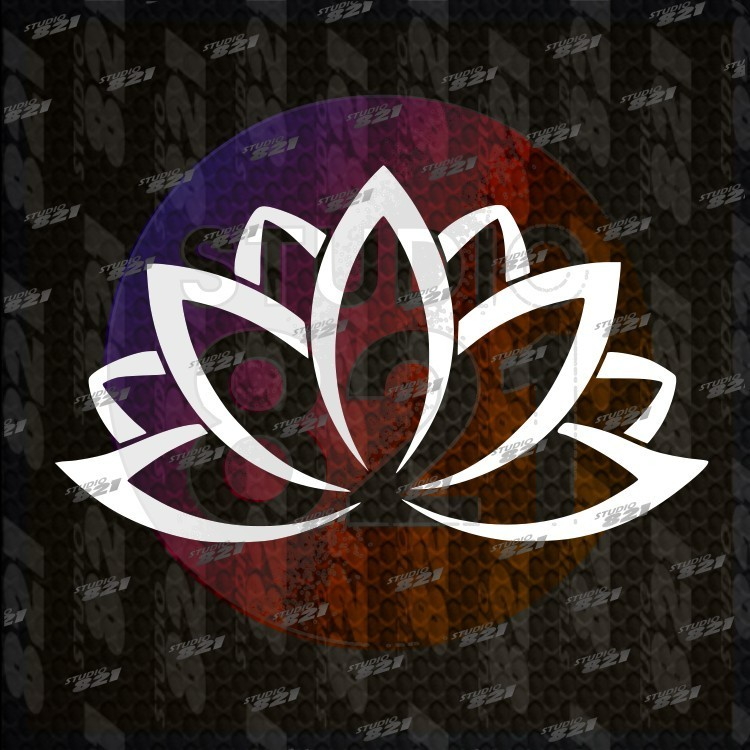LOTUS FLOWER Vinyl Decal Sticker – Die Cut watersports boating surfing
