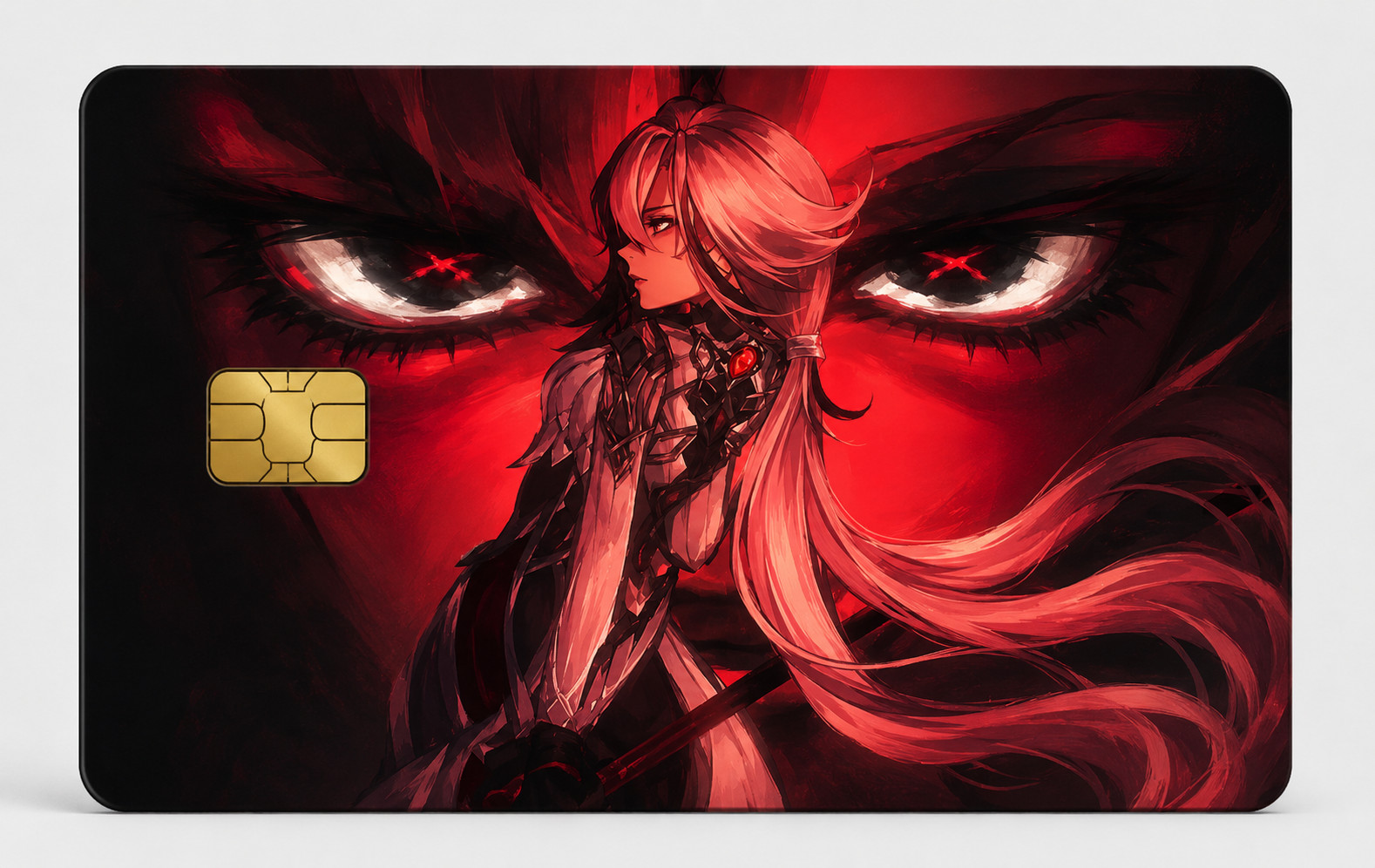 Genshin Impact Arlecchino Profile Debit Card Credit Card Skin Vinyl Sticker