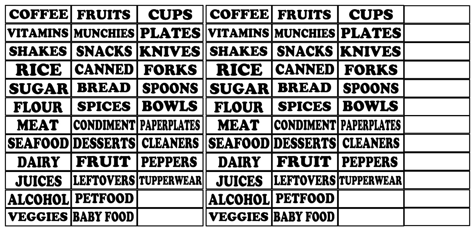 Kitchen Labels Vinyl Decal Sticker For Canister Jars Storage Organize 84PCS