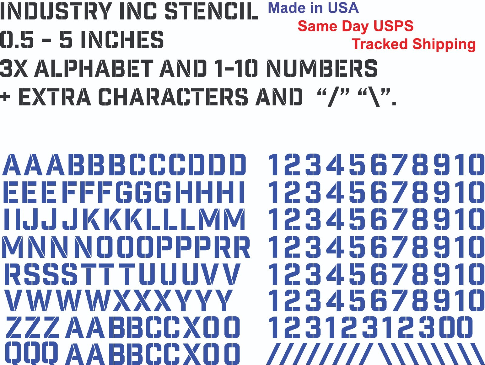3X Alphabet & 1-10 Vinyl Decal Numbers – Mailbox, Wall, Address, Locker Stickers