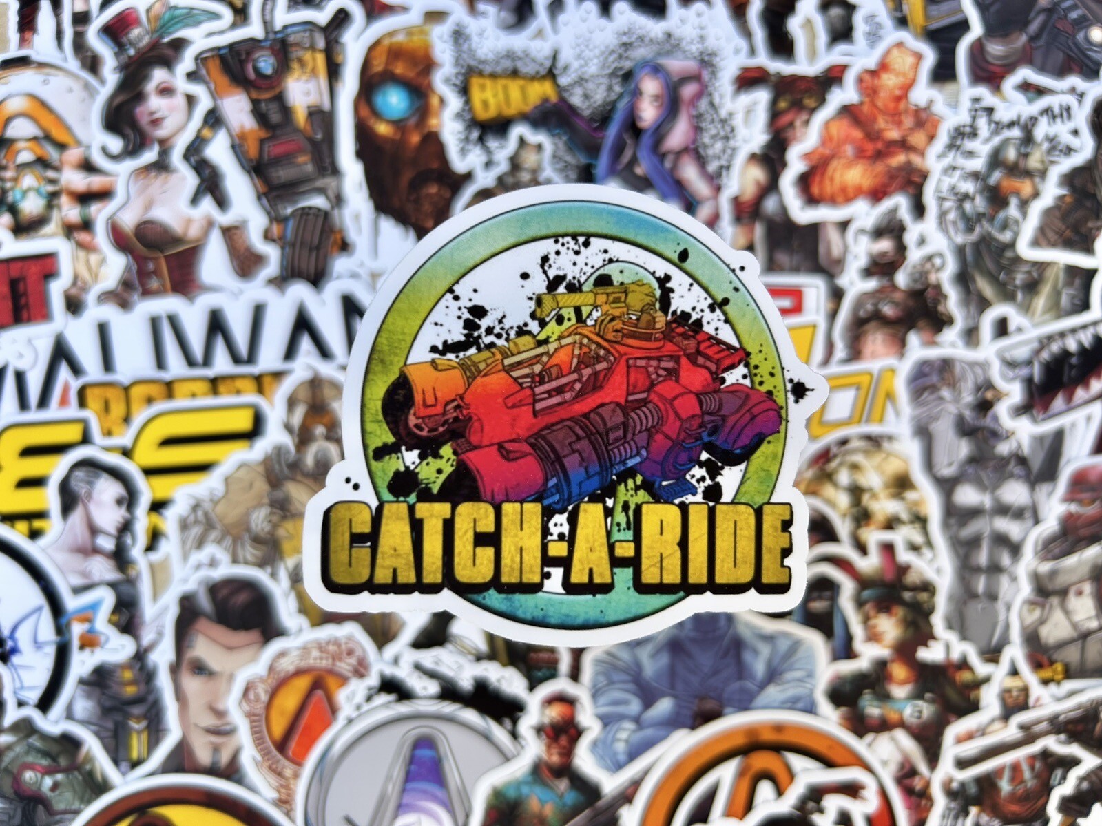 Borderlands Sticker Pack – 50/100 Stickers – Matte Water Res Vinyl