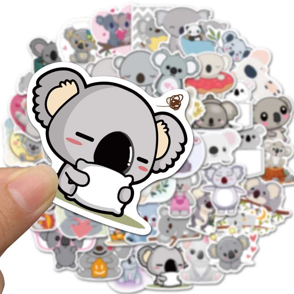 KOALA Vinyl Stickers [B] AUSTRALIA Animals BEAR ~Waterproof WATER BOTTLE Decals