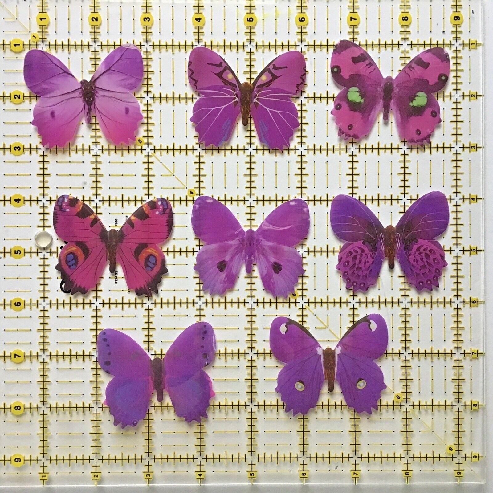 12pcs Purple 3D Butterfly Wall Sticker Party Home Decor Butterfly Sticker St-237