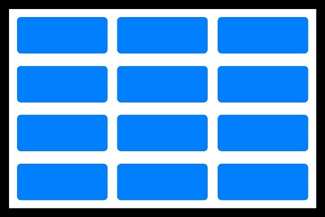 Rectangle Polka Dot Vinyl Decals Waterproof Outdoor Multiple Colors and Sizes