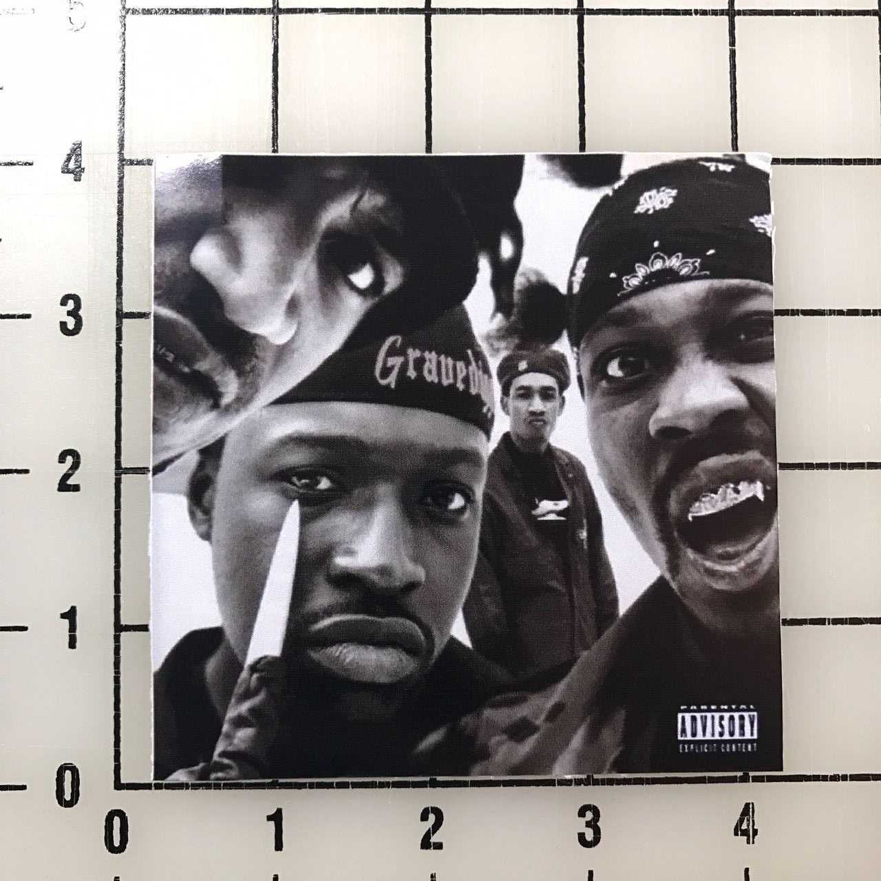Wu Tang RZA Gravediggaz 6 feet deep 4" Wide Vinyl Decal Sticker BOGO