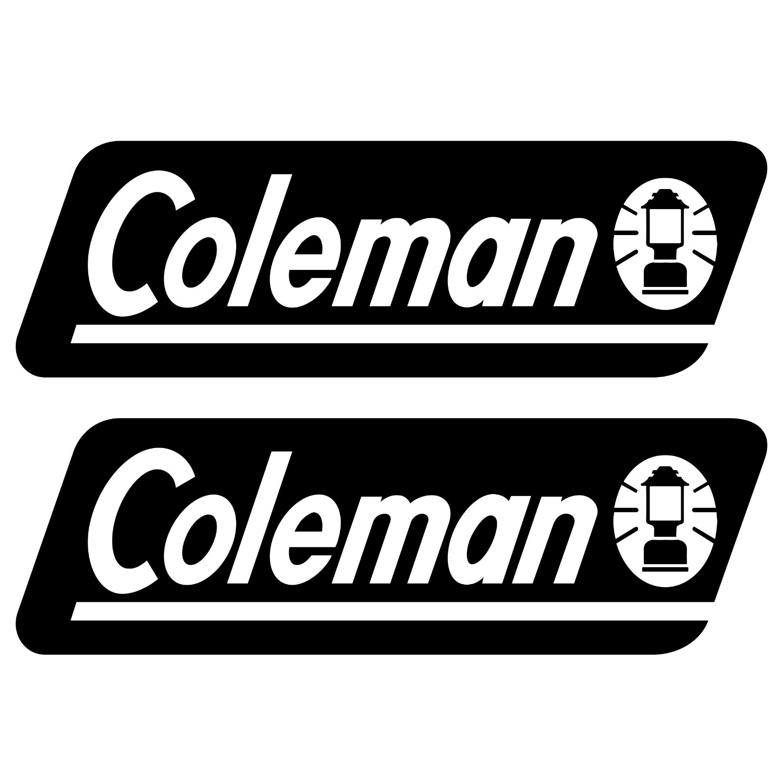 Coleman Decal Laptop Car Outdoor Camping Sticker Label – Any Size Any Color