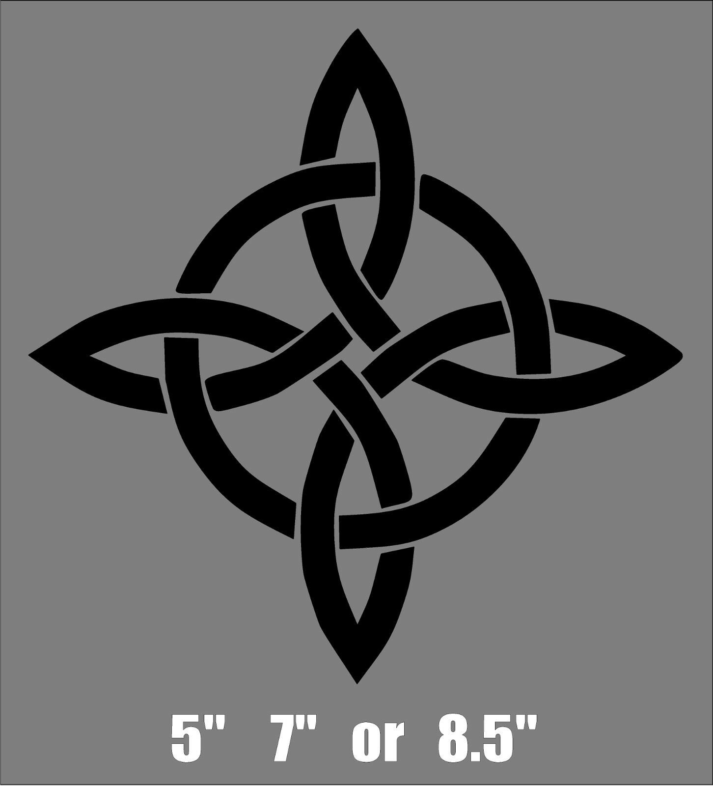 Witch Knot Decal Wicca Wiccan Pagan Witches car window vinyl altar sticker