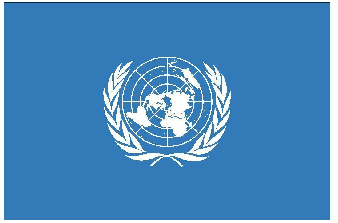 United Nation International Flag Sticker Decal F532
