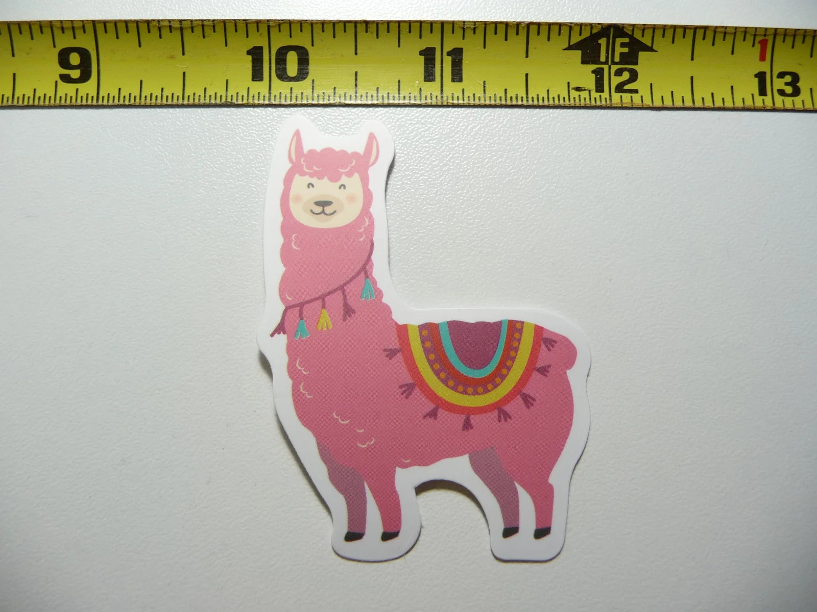 BLANKET NECKLACE LLAMA SMALL STICKER DECAL HAPPY FARM PET FUNNY