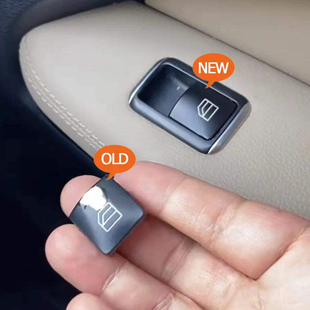 Interior Car Window Regulator Switch Button Cover Cap For Mercedes Benz A B C E