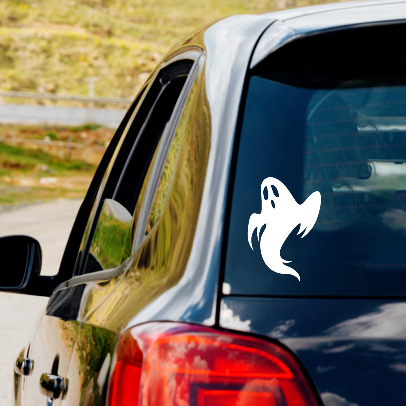Scary Ghost Vinyl Decal Sticker Car Truck Window Laptop Halloween