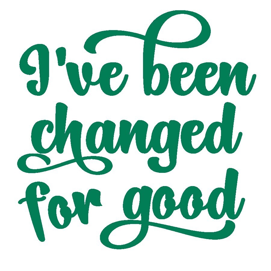I've Been Changed For Good Decal, Wicked Sticker you choose size and color