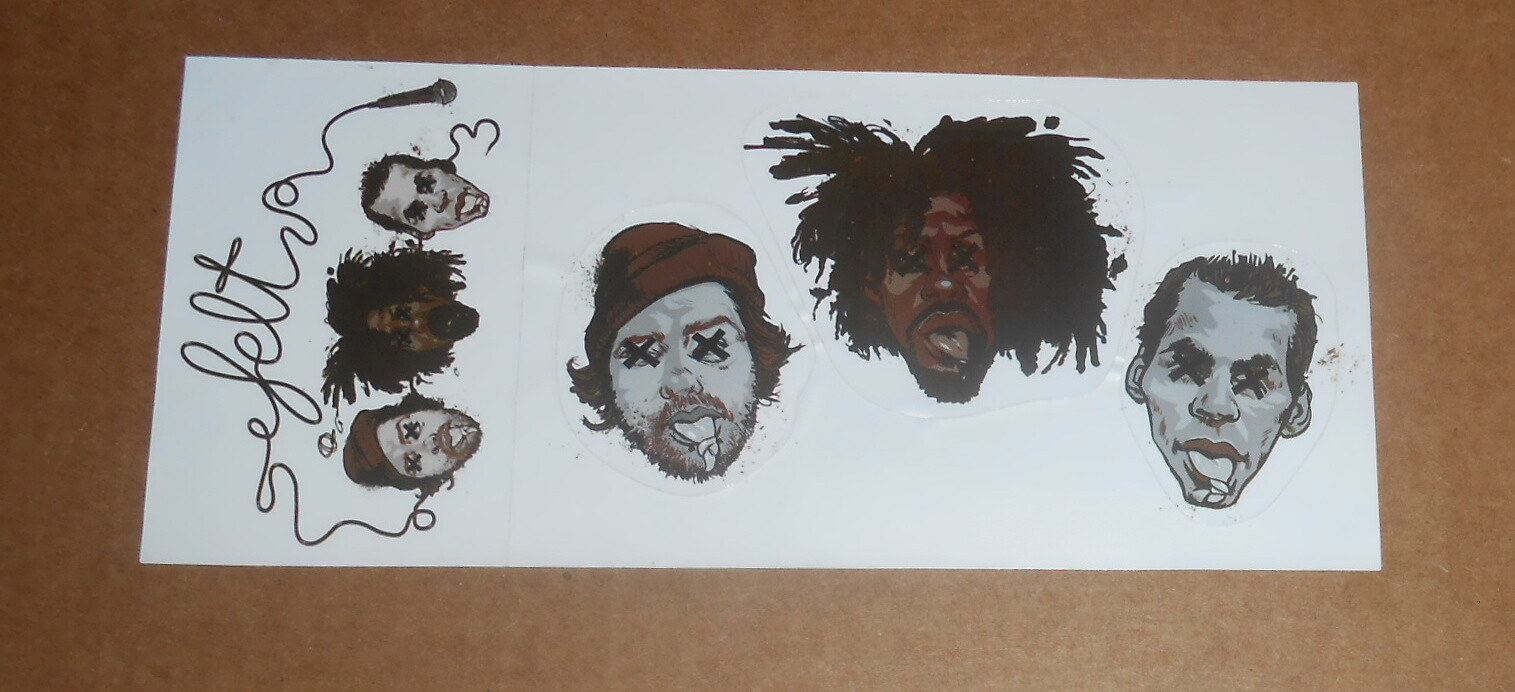 Felt 3 A Tribute to Rosie Perez Sticker Sheet Original Promo (rectangle) 9×4 RAP
