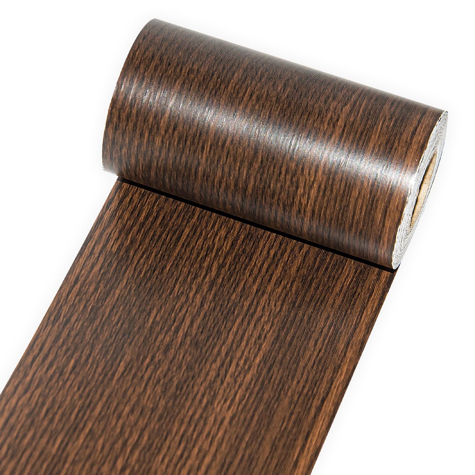 Wood Border Peel and Stick, 4 inch X 32 ft Self Adhesive Wood Repair Tape, 1R…