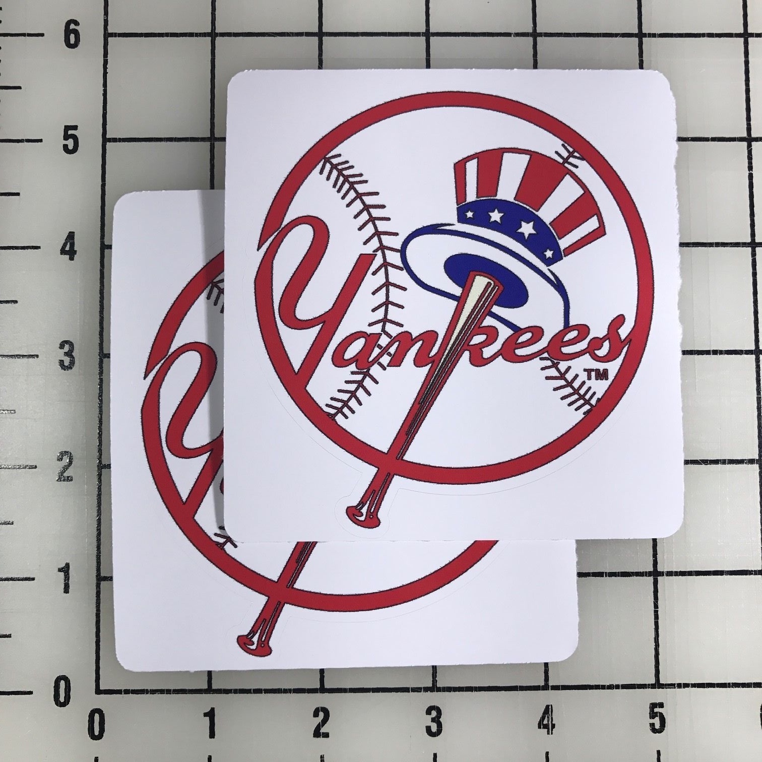 New York Yankees MLB 4" Wide VInyl Decal Sticker – BOGO