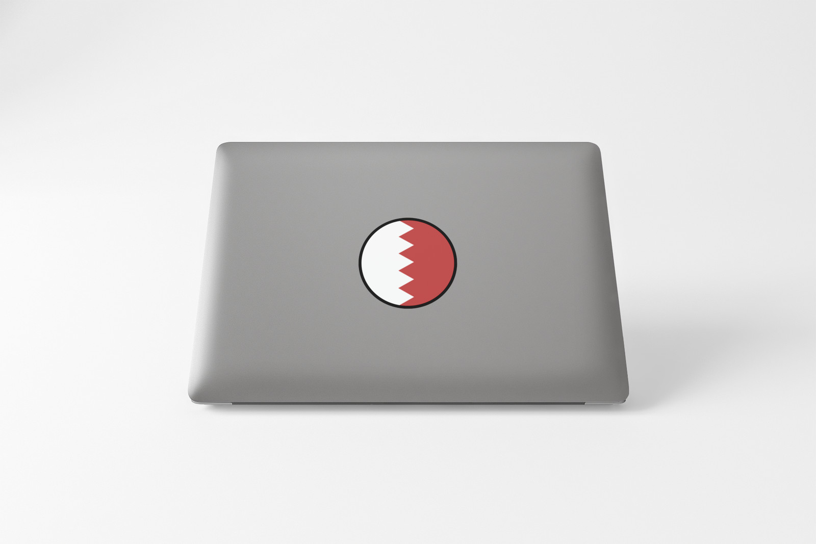 Bahrain Flag Circle Sticker Decal