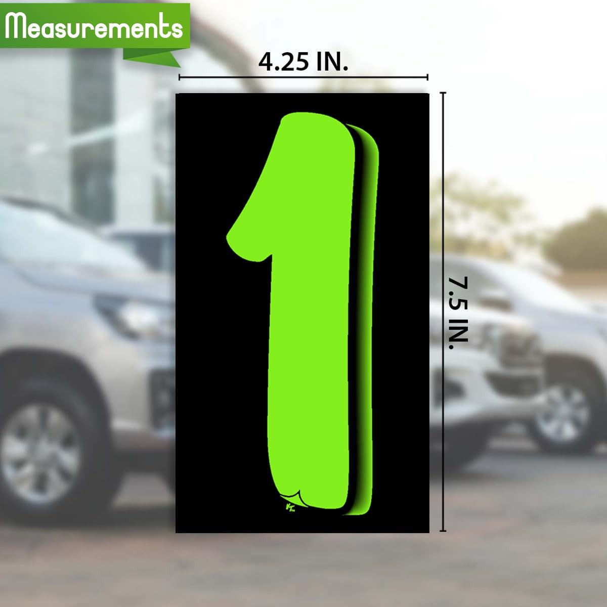 11 Dozen Windshield Pricing Stickers – Green Black Number Labels for Dealers
