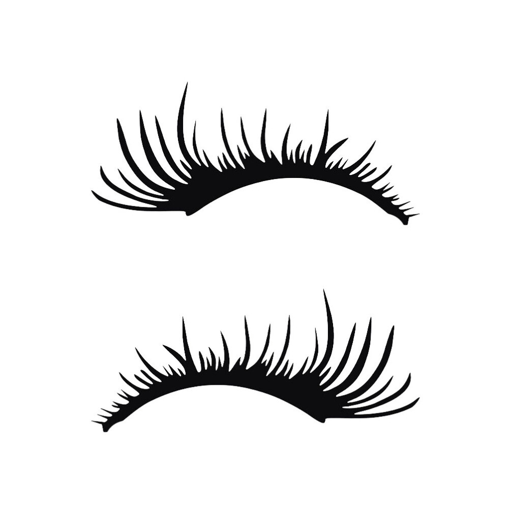 Car Eyelashes for Headlights Universal Golf Cart Sticker Accessories Sticker