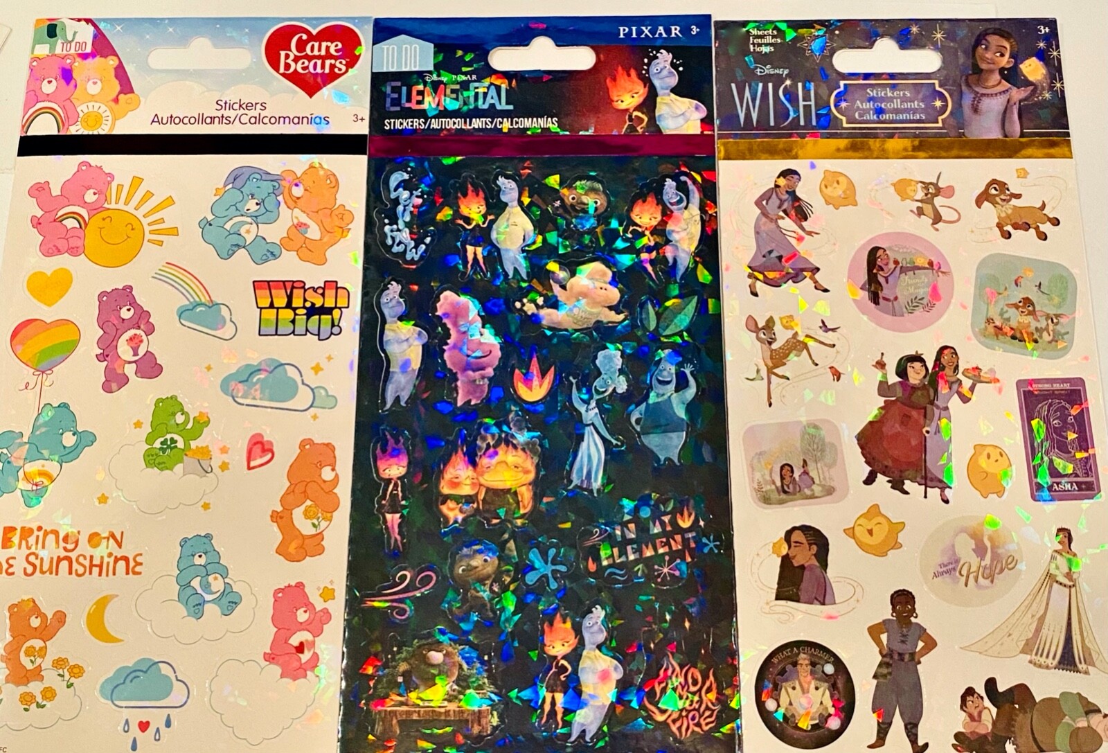 250+ Sticker My Little Pony Care Bears Hello Kitty Disney MICKEY MINNIE FROZEN