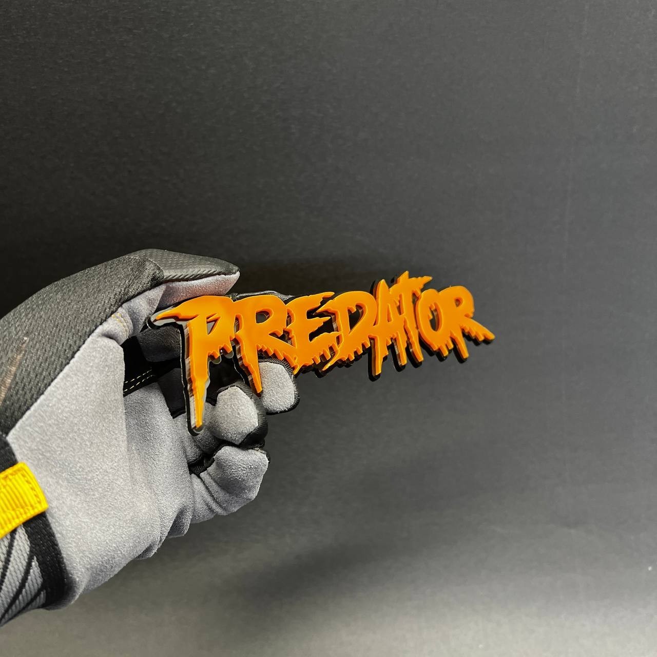 1PC PREDATOR Custom 3D Text Car Badge Fender Emblem Tailgate Toolbox Decal
