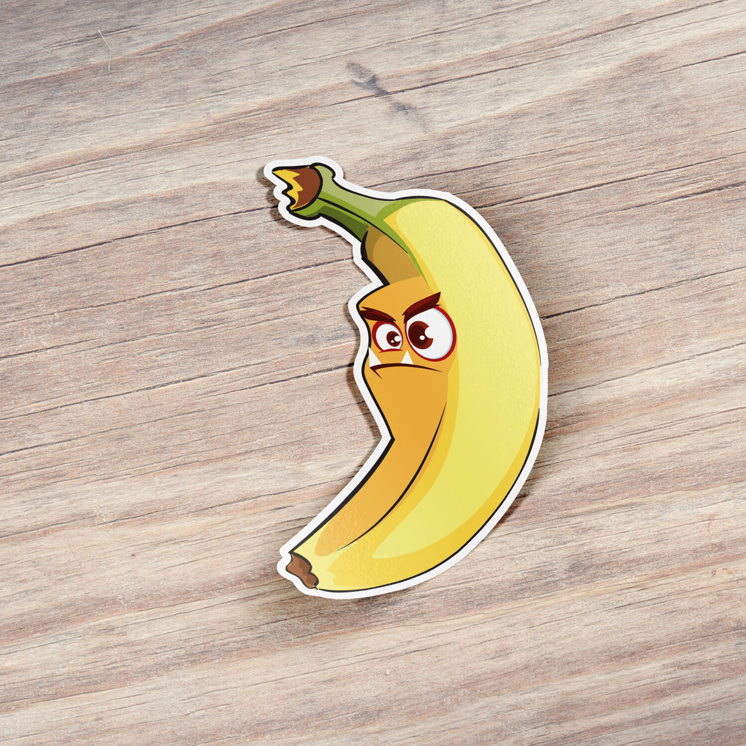 Banana Monster Car Bumper Vinyl Sticker Decal