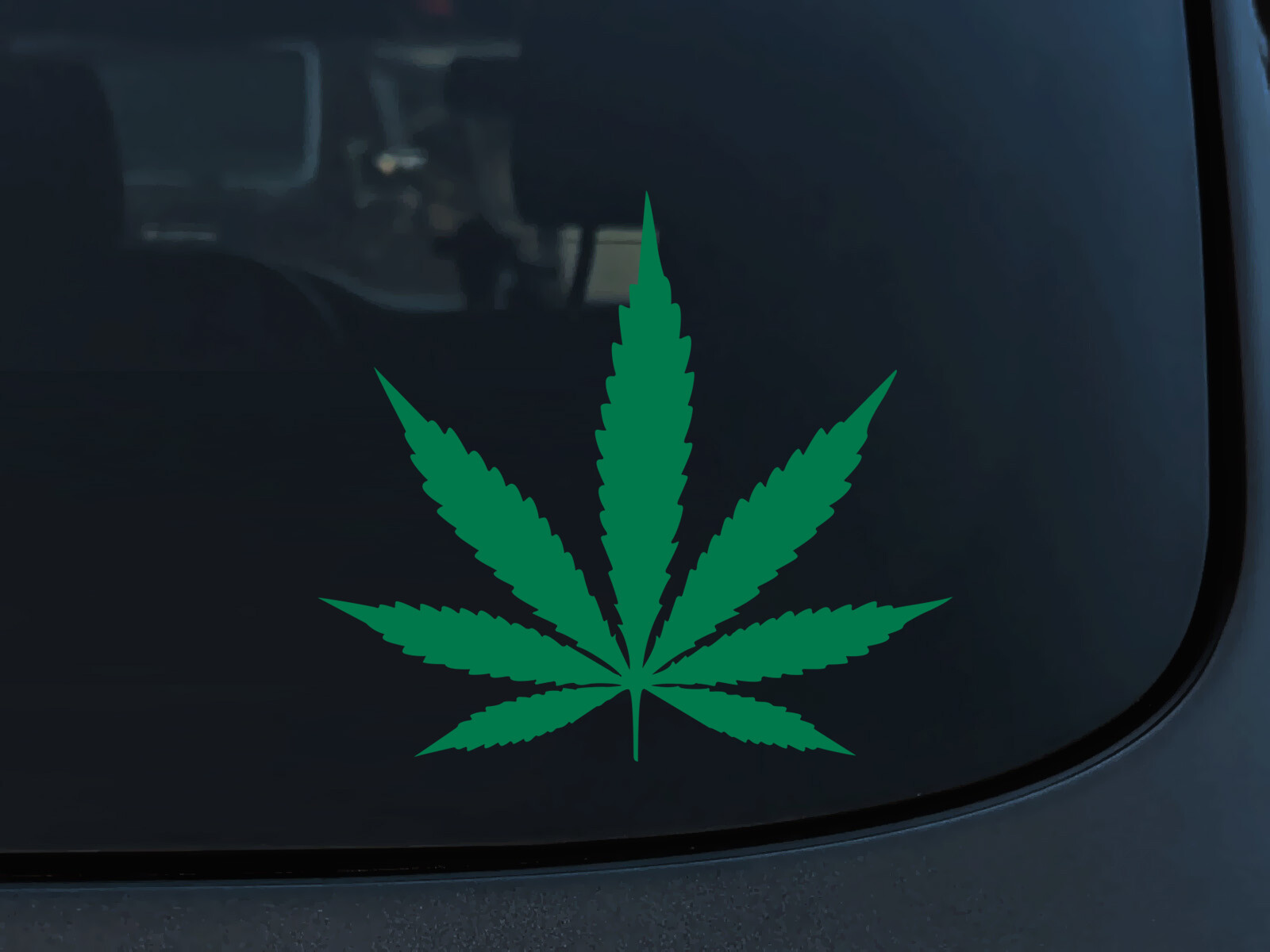 Marijuana Leaf THC Cannabis 420 Weed Vinyl Decal Car Sticker