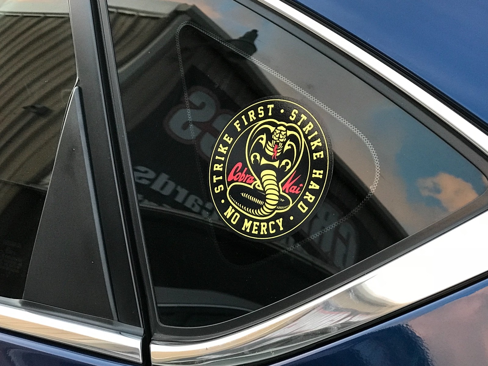 Cobra Kai Bumper Sticker Decal, Karate Kid Cobra Kia Window Sticker