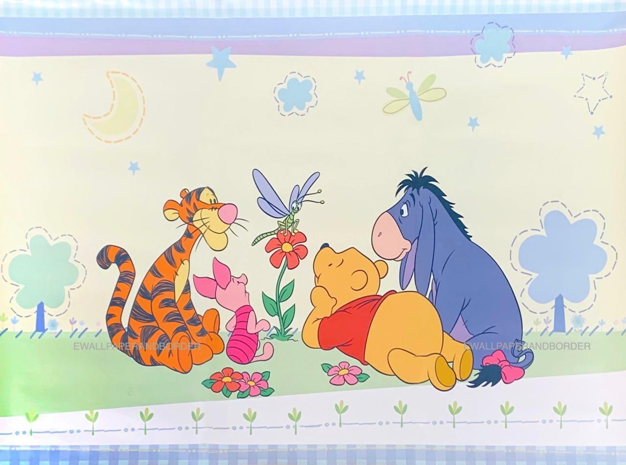 Jumbo Winnie The Pooh & Friends Wall Mural Piglet Tigger Eeyore Room Decor Decal