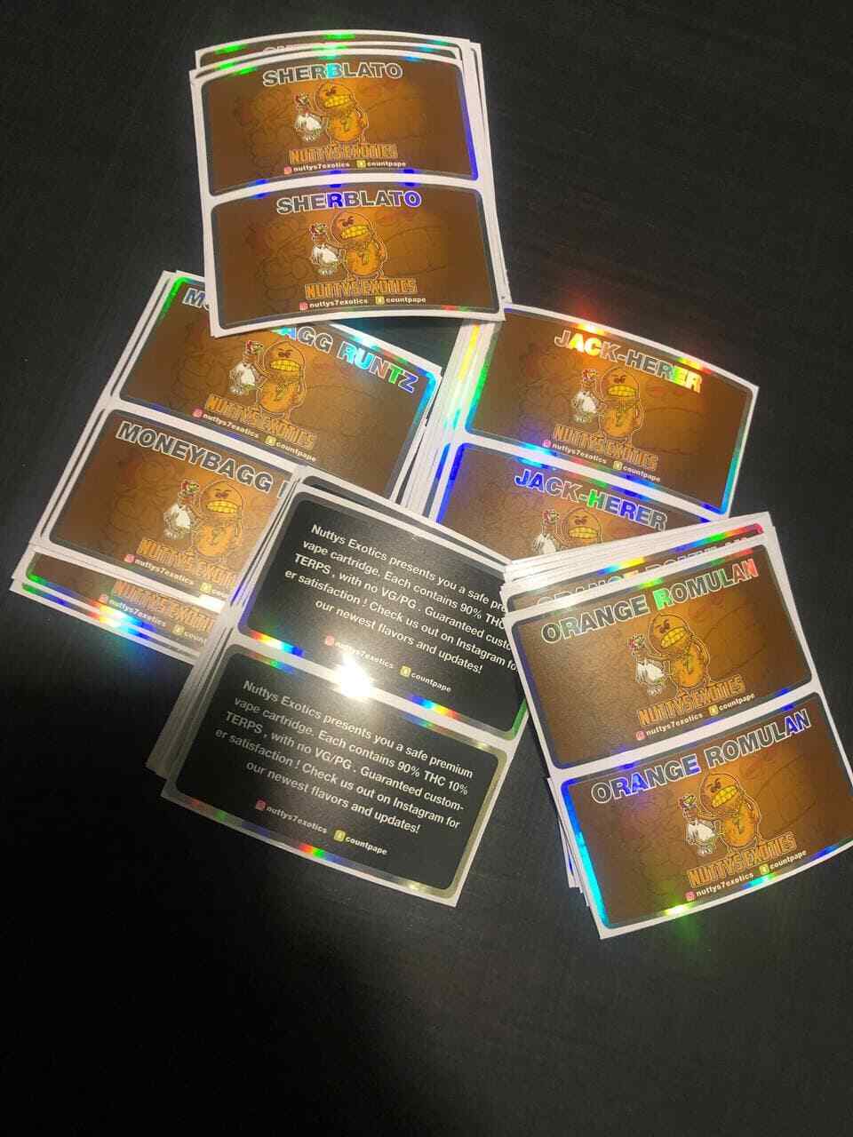 Custom Holographic stickers labels, Holographic vinyl sticker labels Waterproof