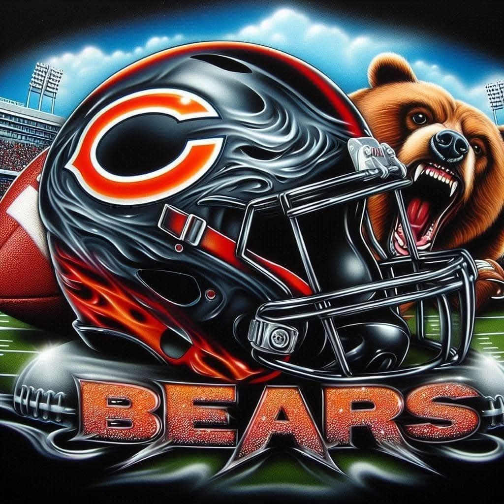 Chicago Bears Football Sticker Decal Logo laptop vinyl decal