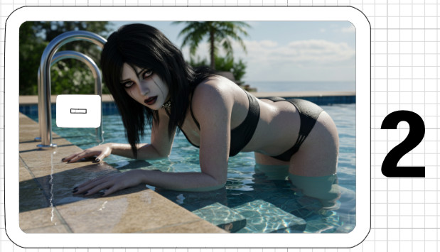 Sexy Vampire Credit Debit ATM Card Skin Sticker Anime Girl Ecchi Emo Gothic Goth