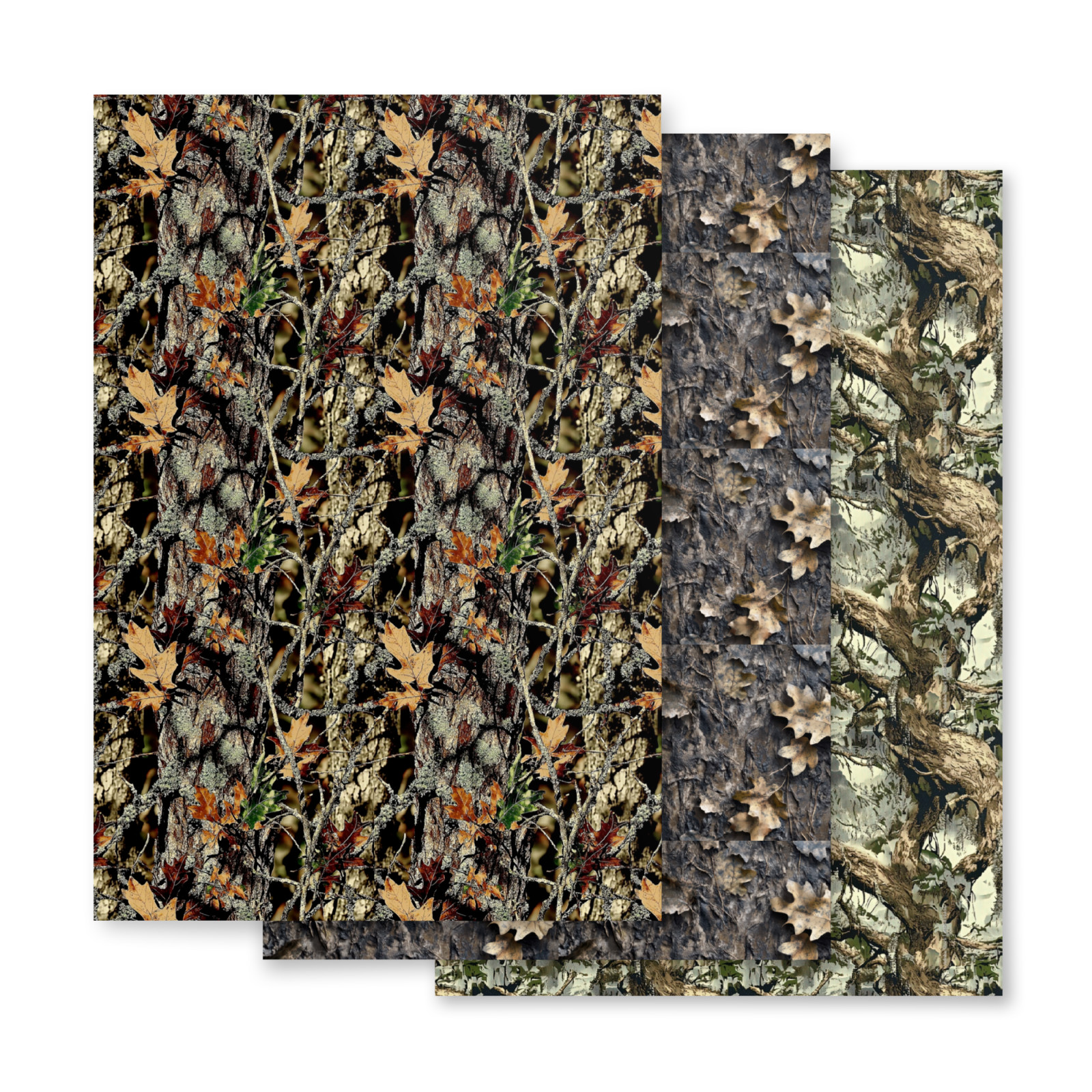 Real Tree Premium Vinyl Patterns & Iron on HTV, for Cricut cutting machines