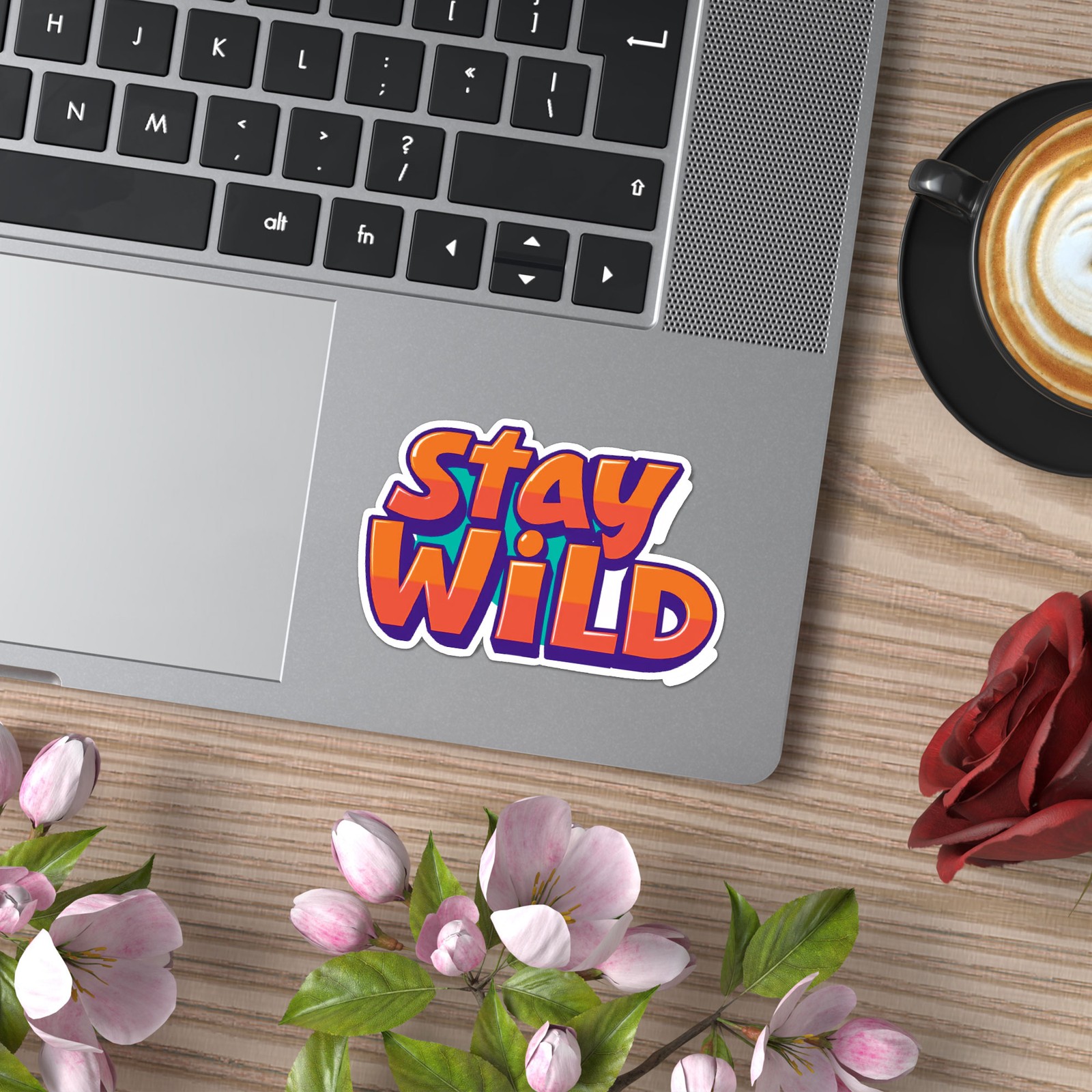 Vintage 1970 Stay Wild – Vinyl Decal Sticker – Car Window Laptop – ebn20001