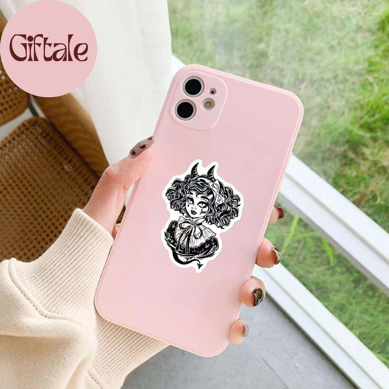 200 Pcs Horror Goth Decor Stickers Bulk.Goth Accessories.Cool Skull Horror Stick