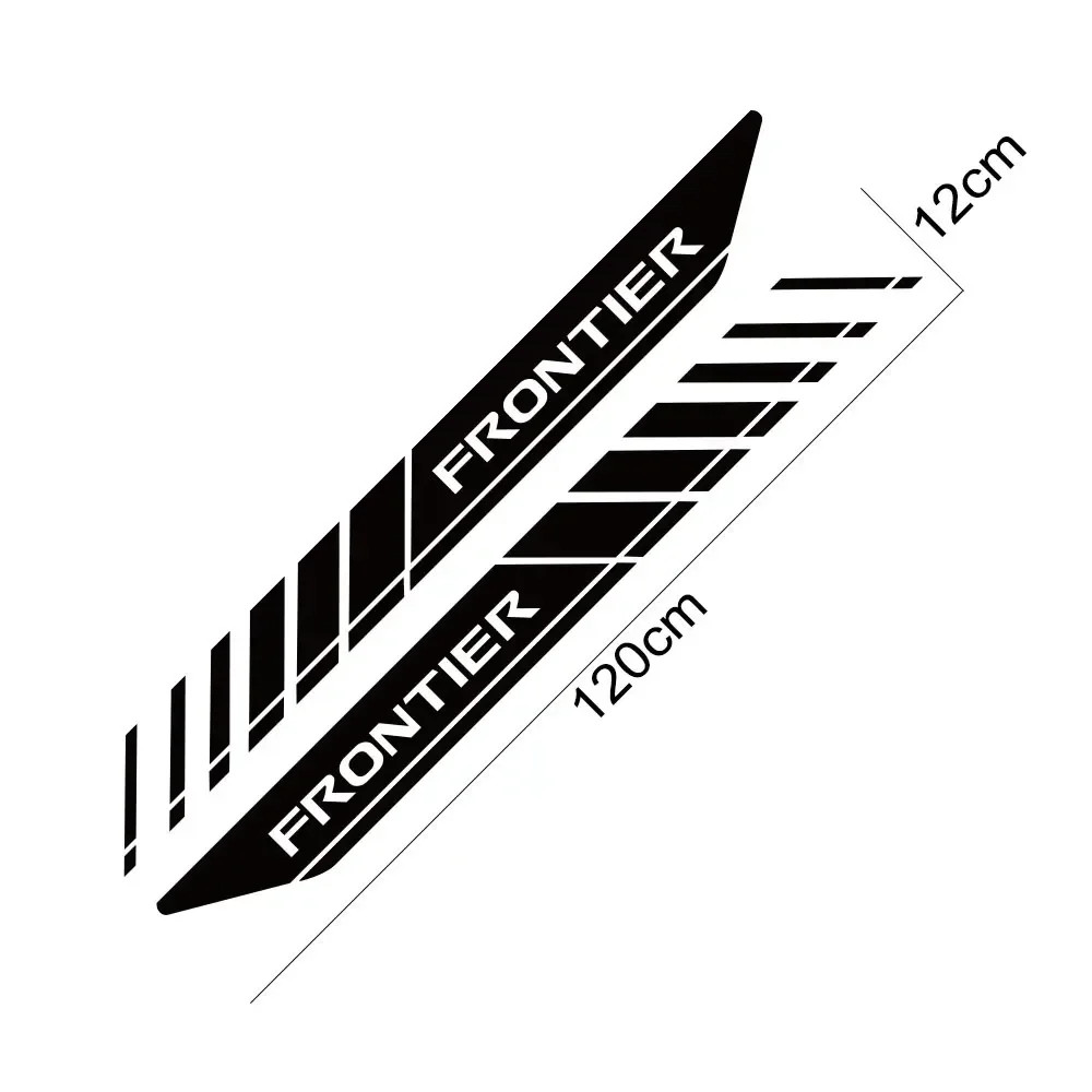 Rear Trunk Side Decal for Nissan Frontier NP300 | Vinyl Truck Graphic 2-Pack